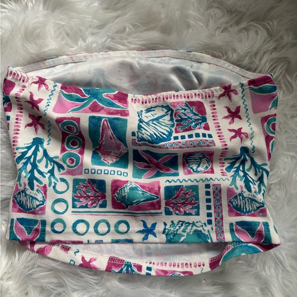 Colorful Patterned Tube Top - Picture 2 of 2